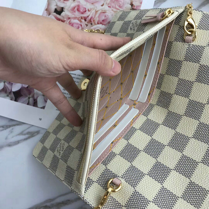 Louis Vuitton Damier Azur Canvas POCHETTE WEEKEND N60108
