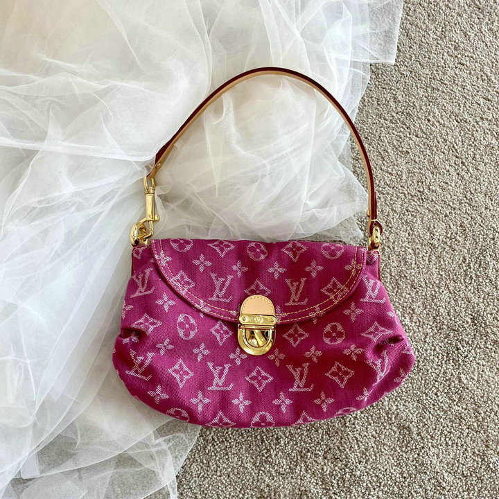 Replica Louis Vuitton NANO NOÉ Bag Monogram Jacquard Denim M46449 for Sale