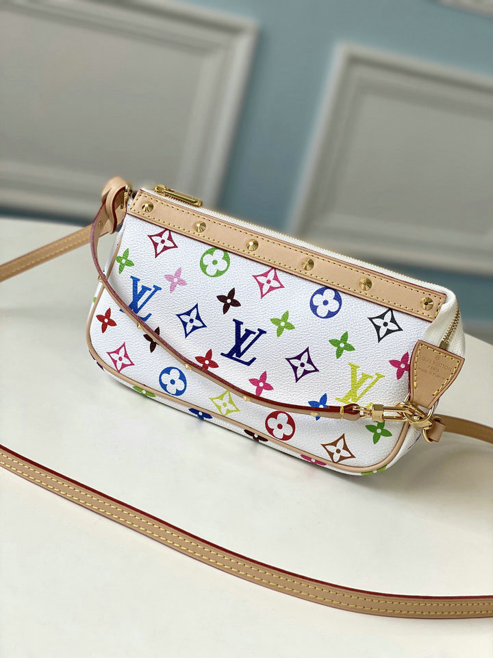 Replica Louis Vuitton M44037 Pallas Clutch Crossbody Bag Monogram Canvas  For Sale