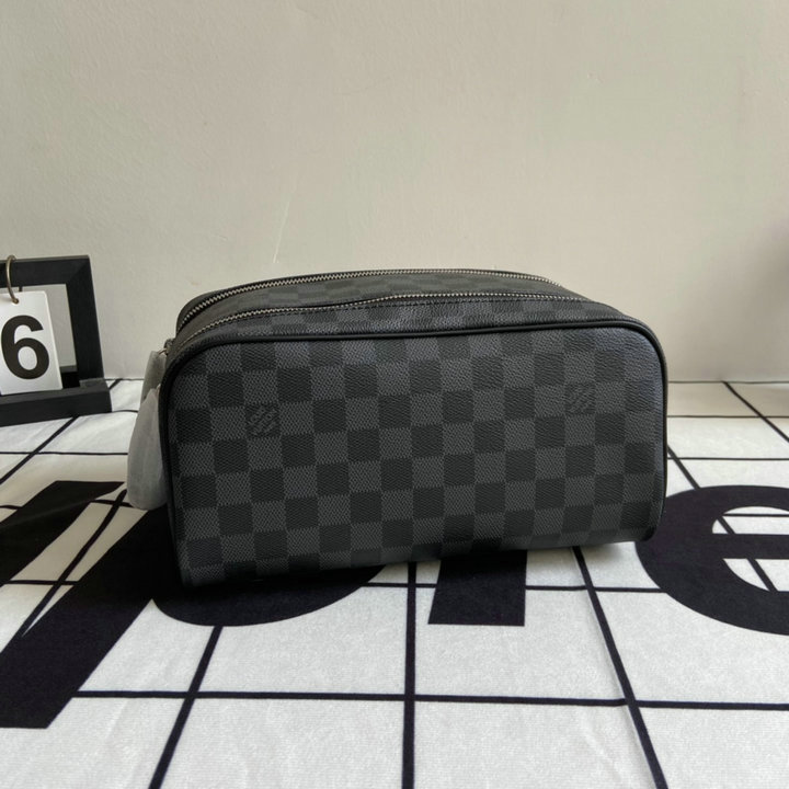 Replica Louis Vuitton N47625 Toiletry Pouch Damier Graphite Canvas For Sale