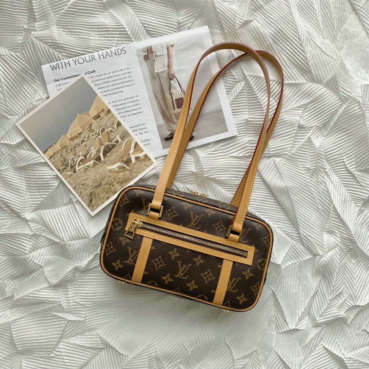 M46321 Louis Vuitton Monogram Canvas Cité Handbag